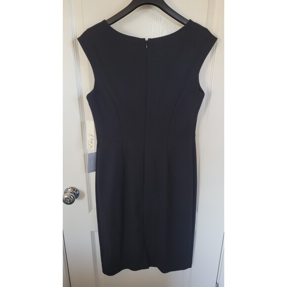 Women's Eliza J Black Sheath Pencil Cocktail Dress NWT - Picture 2 of 4